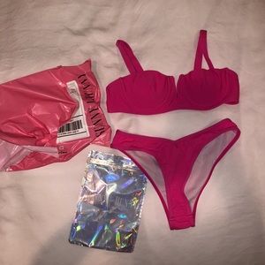 Sunny bunny underwire cut bikini!